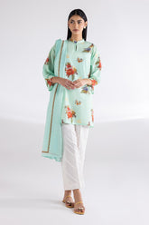 Stitched Mahay Shirt + Dupatta