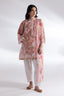 Stitched Muzlin Lawn Suit