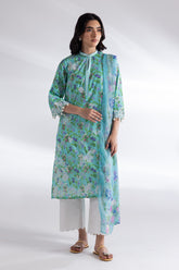 Stitched Muzlin Lawn Suit