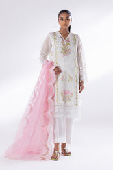 Stitched Muzlin Lawn Suit