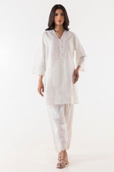 Stitched Lawn Embroidered Basic Shirt