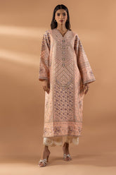 Stitched Embroidered Chambray Shirt + Bottom