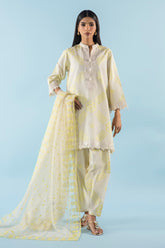 Stitched Embroidered Lawn Shirt + Shalwar