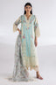 Stitched Organza Embroidered Suit