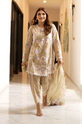 Stitched Signature Shirt + Bottom + Dupatta