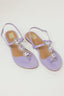 Purple Slingback Flats