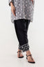 Stitched Embroidered Linen Shalwar