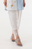 Stitched Lawn Embroidered Skinny Shalwar