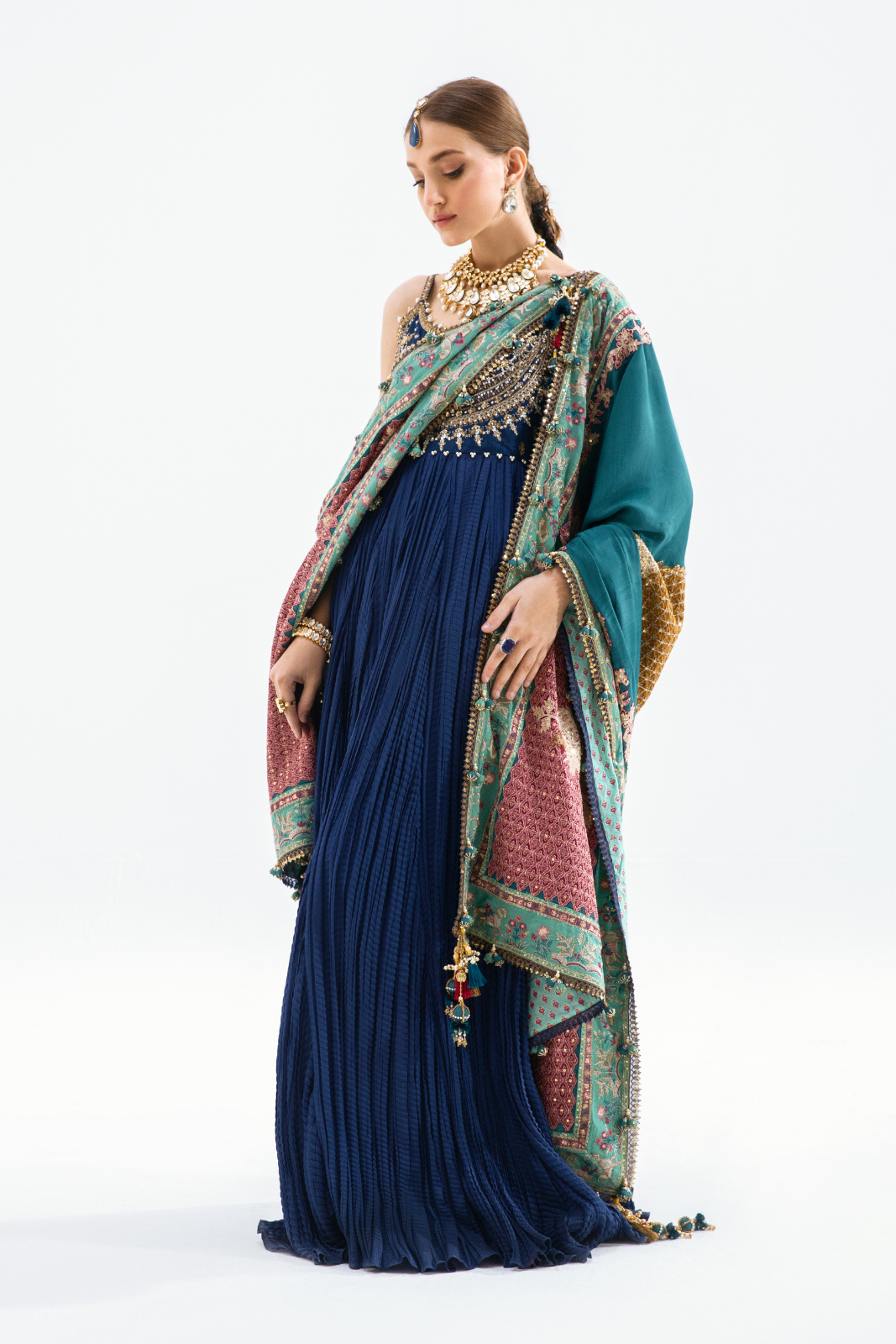 Unstitched 3 Piece Silk Suit