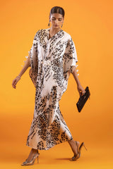 Stitched Silk Kaftan