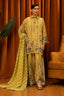 Unstitched Linen Muzlin 3 Piece Suit