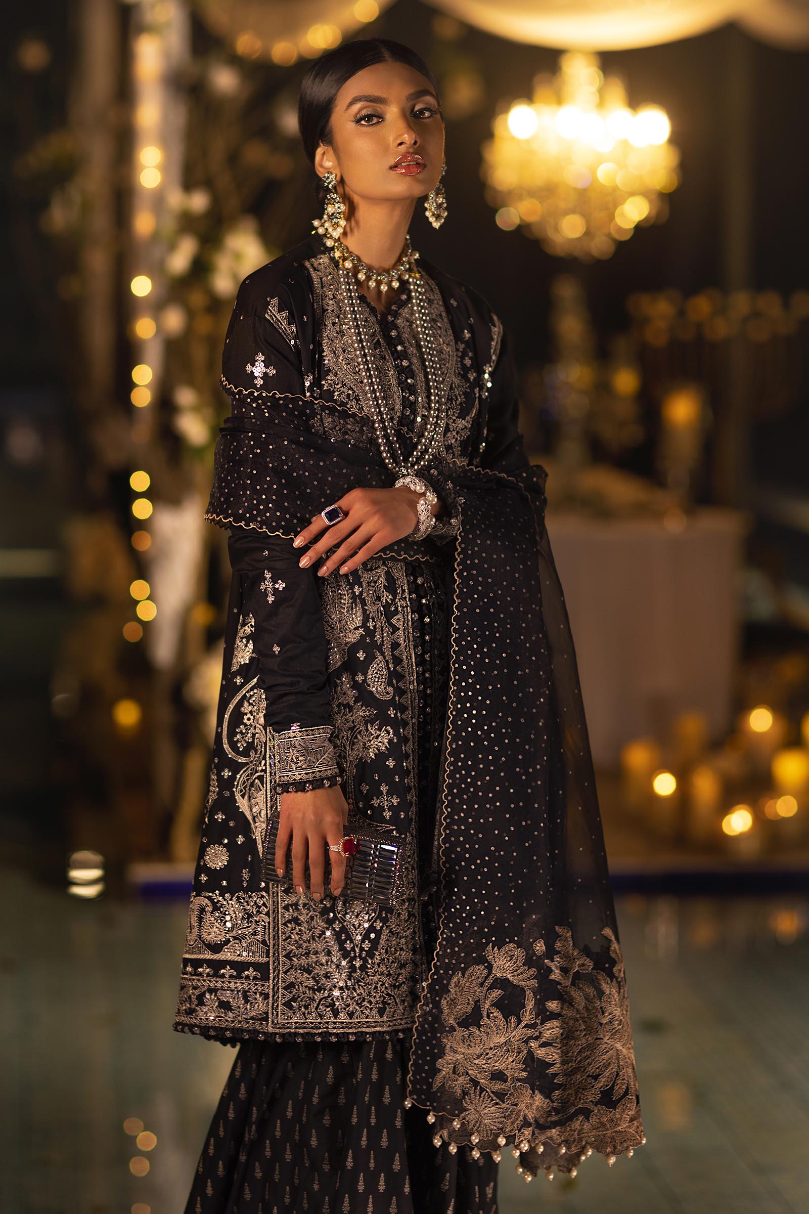 Unstitched Embroidered Lawn Suit