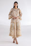 Stitched Embroidered Raw Silk Bottom