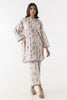 Stitched Blended Jacquard Printed Shirt + Culotte