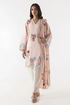 Stitched Multi Printed Shirt + Dupatta
