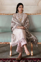 Unstitched Embroidered Organza Suit