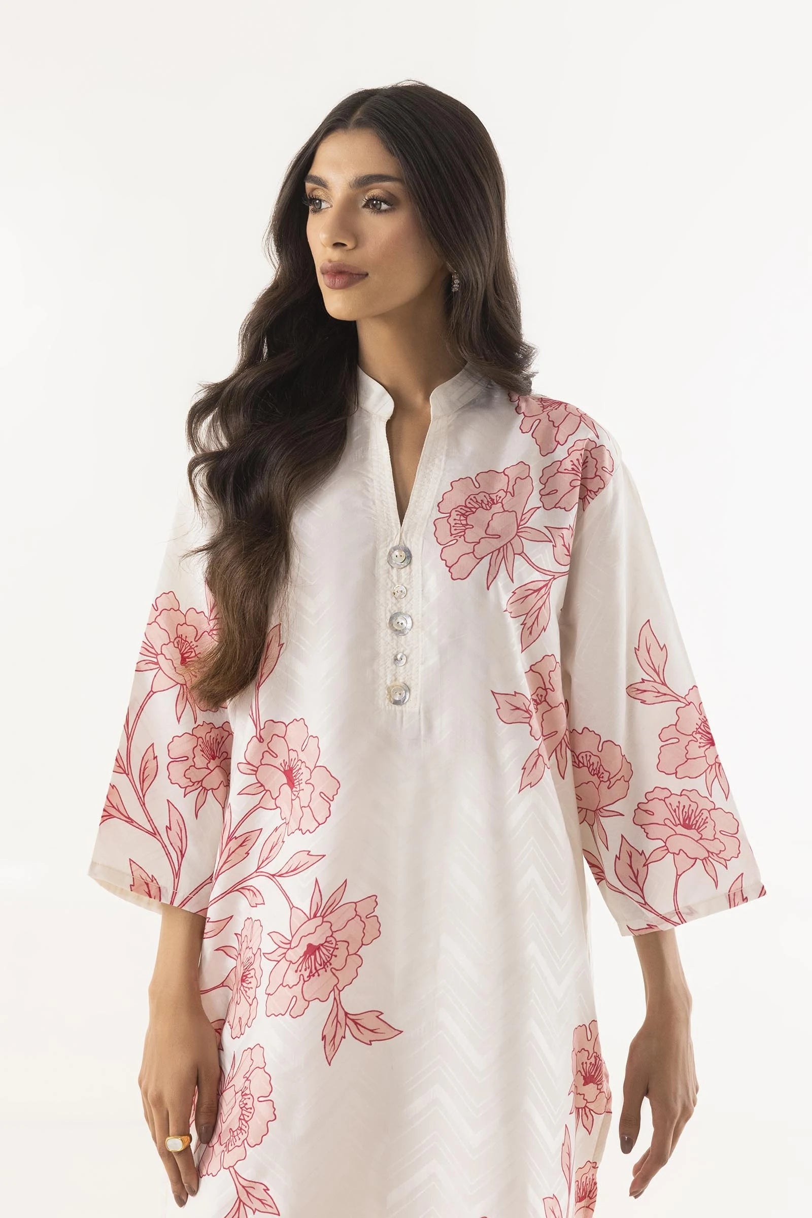 Stitched Viscose Shirt + Culotte Main image
