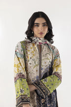 Stitched Multi Printed Shirt + Dupatta