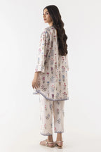 Stitched Blended Jacquard Printed Shirt + Culotte