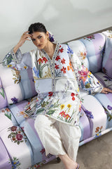 Stitched Blended Jacquard Printed Shirt