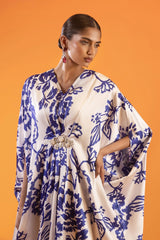 Stitched Silk Kaftan