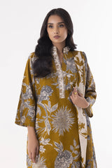 Stitched Multi Printed Shirt + Dupatta