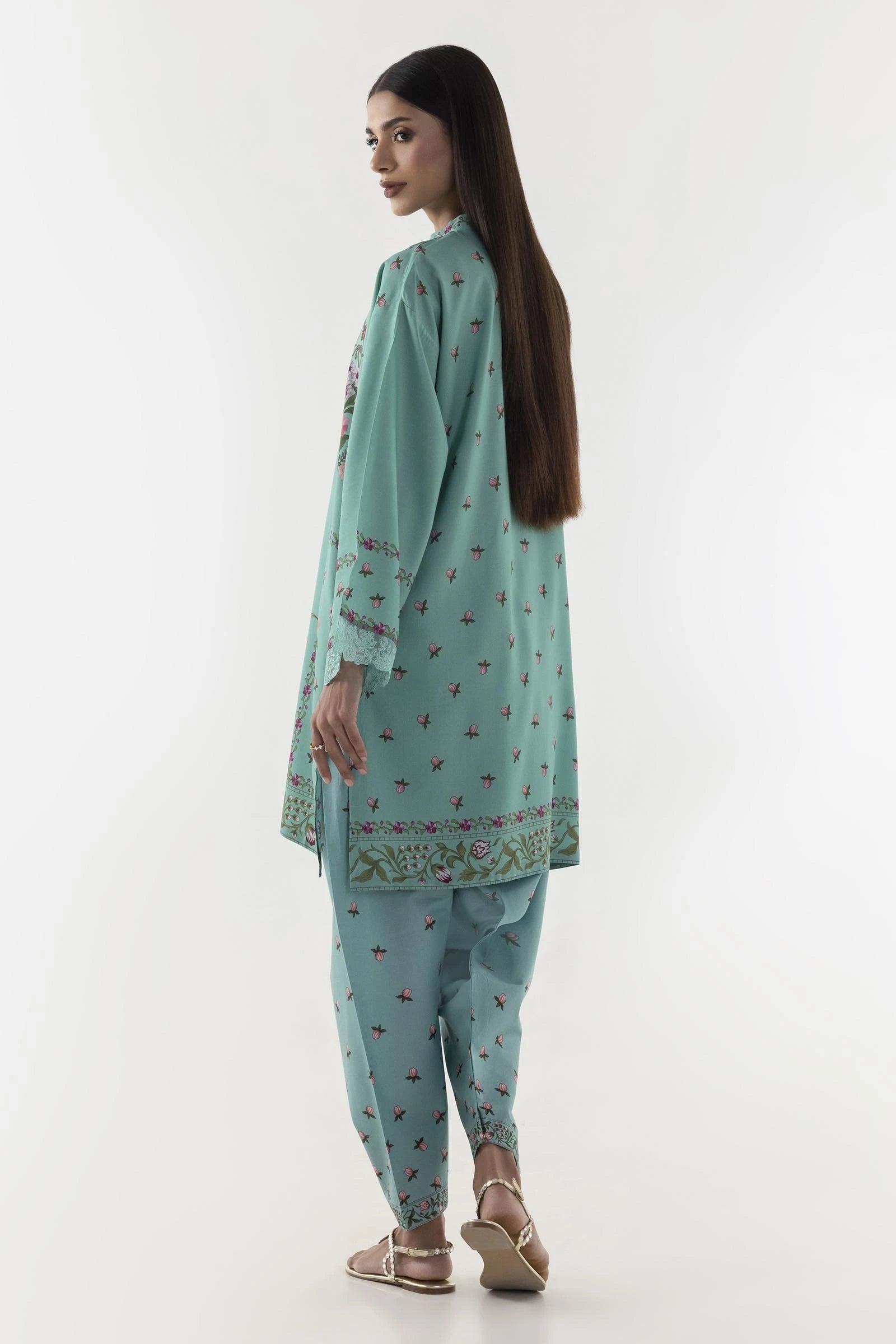 Stitched Multi Printed Shirt + Shalwar