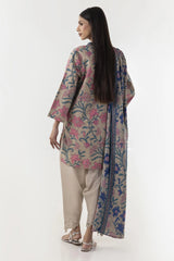 Stitched Multi Printed Shirt + Dupatta