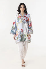Stitched Blended Jacquard Printed Shirt