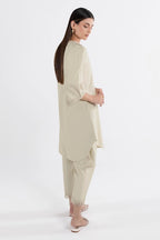 Stitched Olive Cotton Shirt