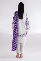 Stitched Mahay Lawn Shirt + Dupatta