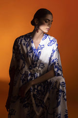 Stitched Silk Kaftan