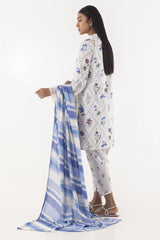 Stitched Multi Printed Shirt + Shalwar +Dupatta