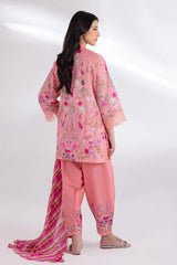 Stitched Muzlin Lawn Suit