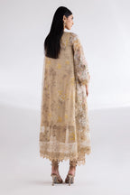 Stitched Embroidered Raw Silk Bottom