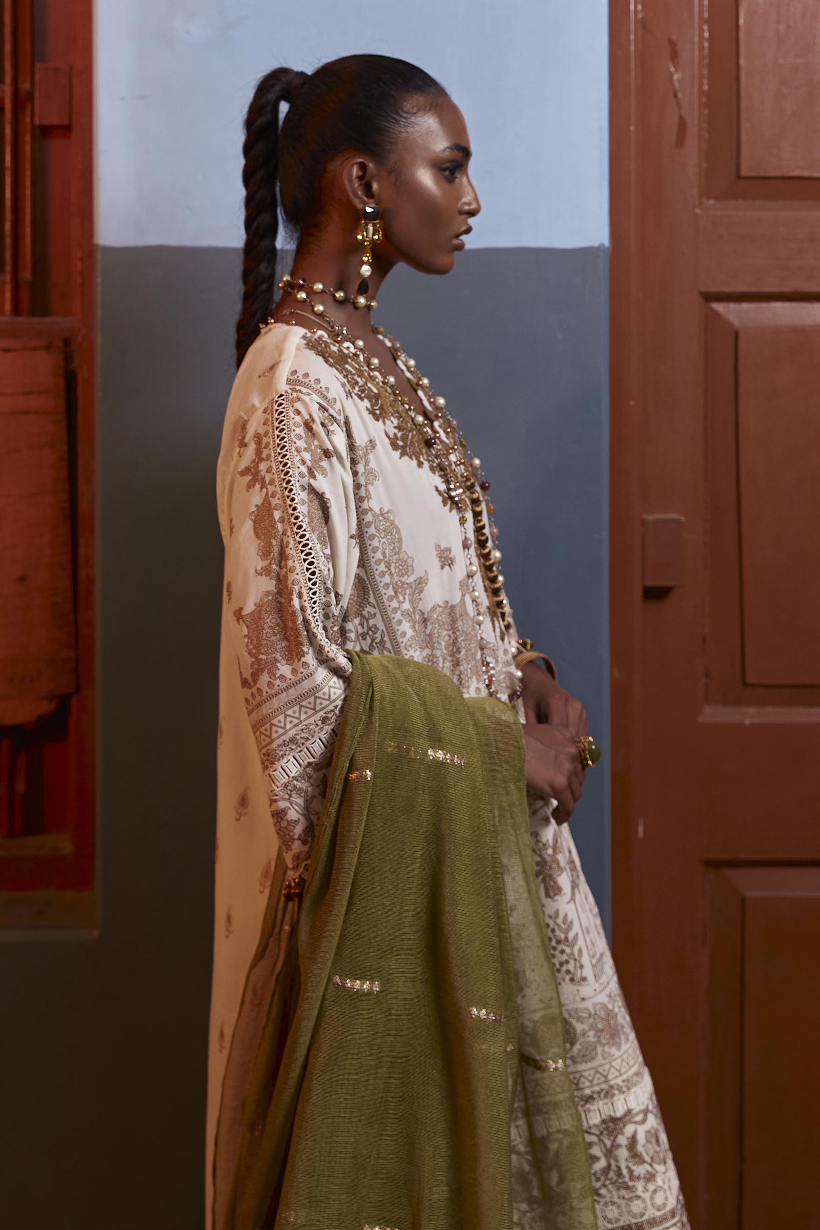 Unstitched Printed Lawn Suit