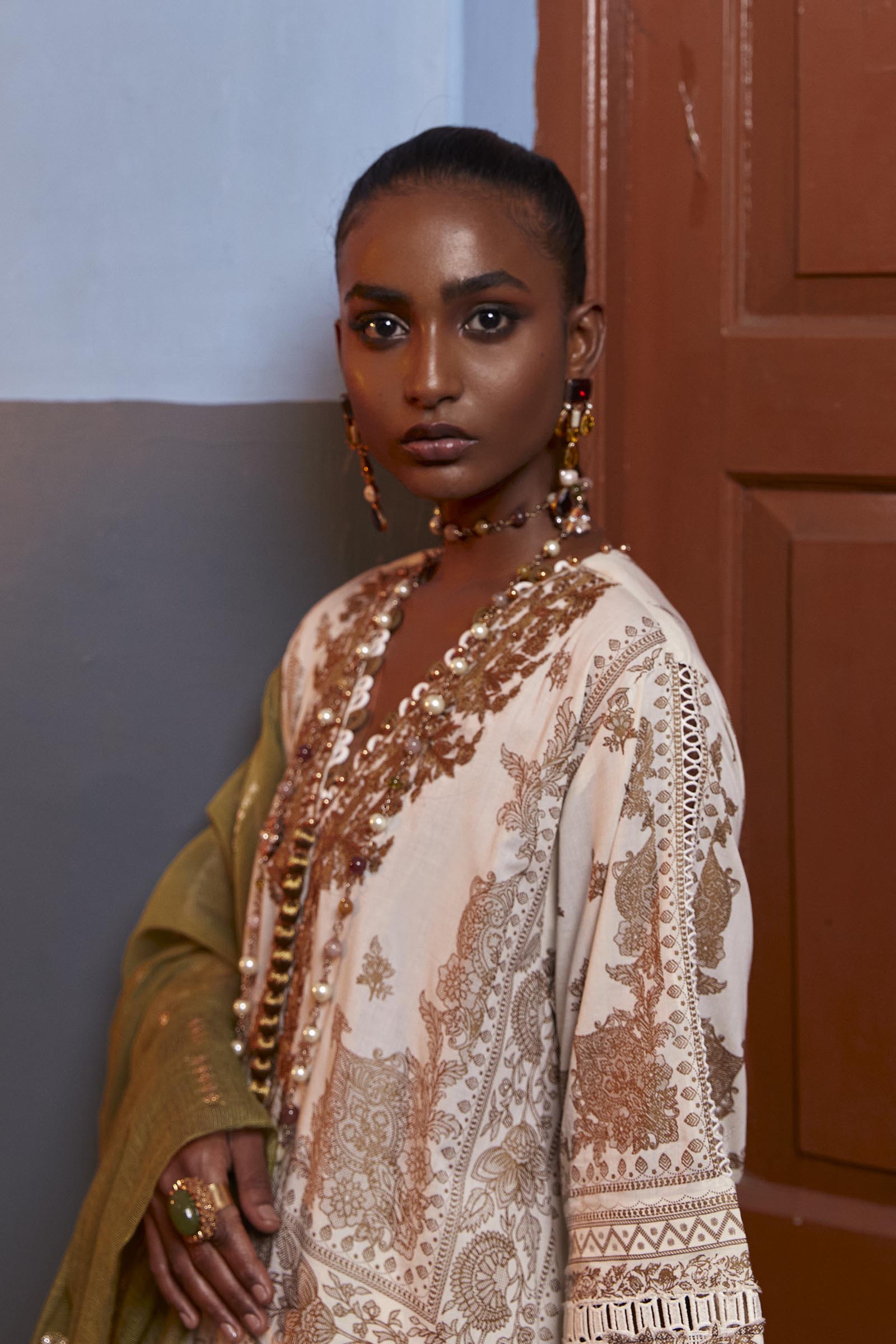Unstitched Printed Lawn Suit