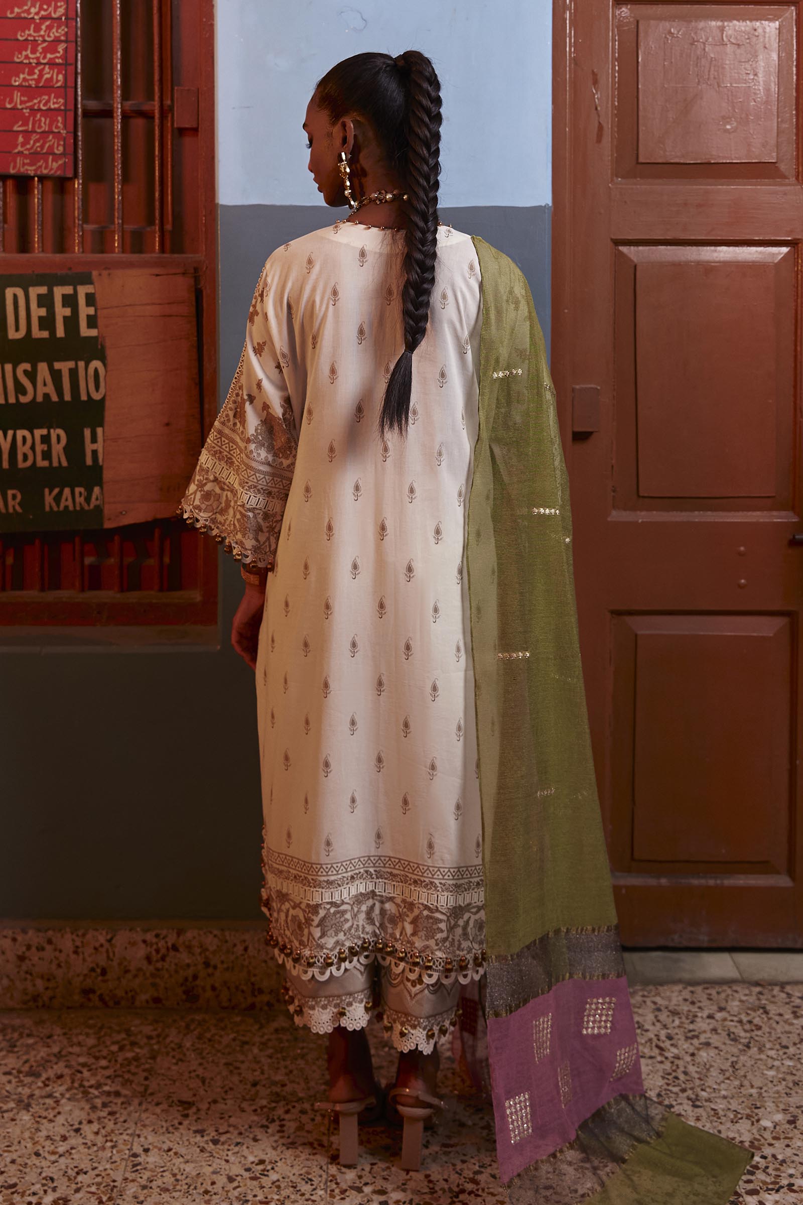Unstitched Printed Lawn Suit