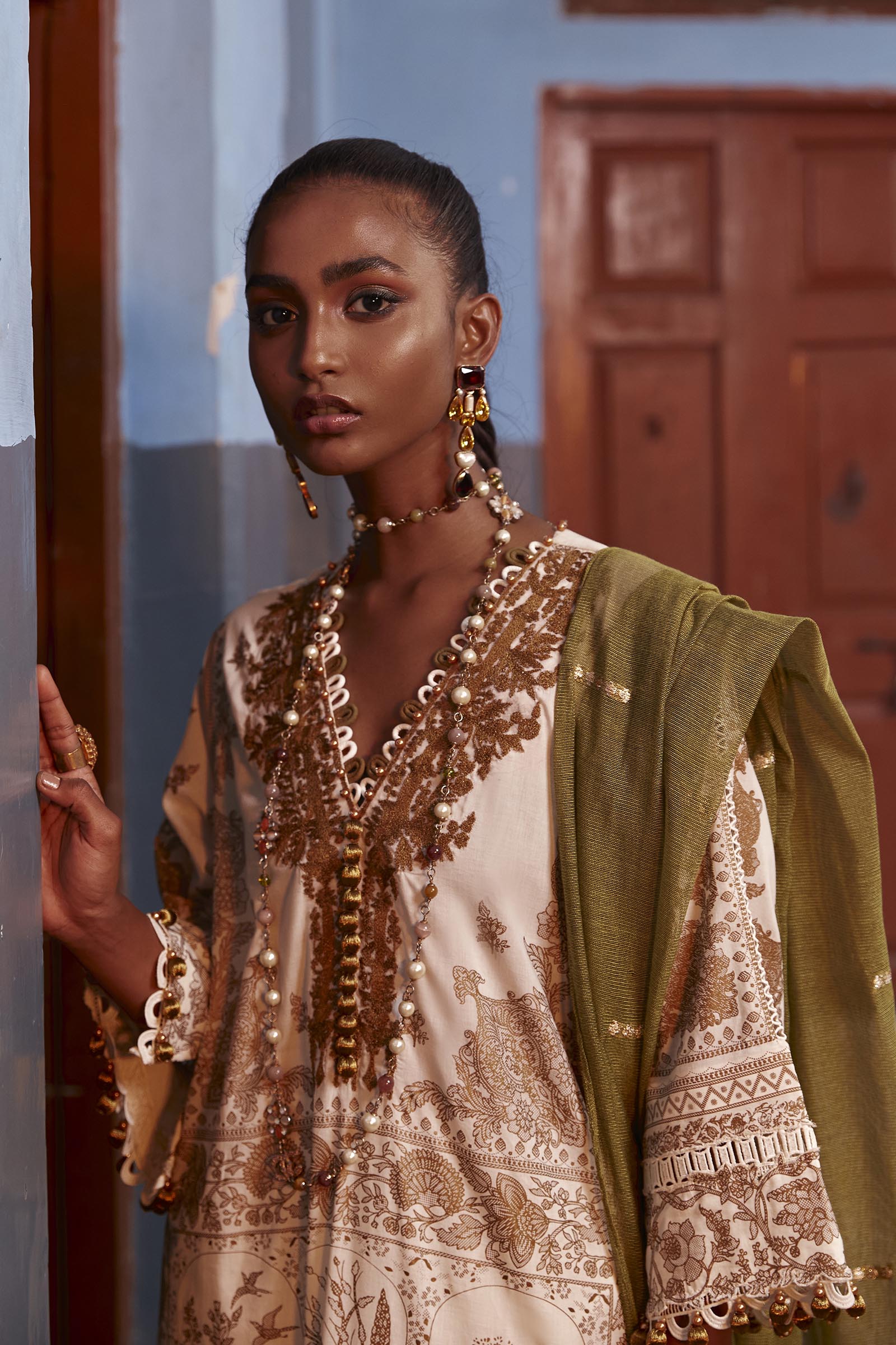 Unstitched Printed Lawn Suit