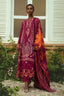 Unstitched Embroidered Muzlin Slub Suit
