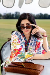 Stitched Blended Jacquard Printed Shirt