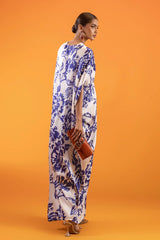 Stitched Silk Kaftan