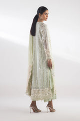 Stitched Embroidered Net Suit