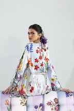Stitched Blended Jacquard Printed Shirt