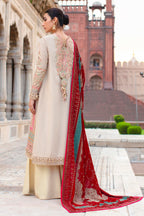 Unstitched Embroidered Raw Silk Suit