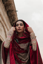 Unstitched Embroidered Raw Silk Suit