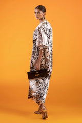 Stitched Silk Kaftan