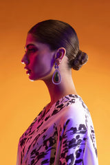 Stitched Silk Kaftan