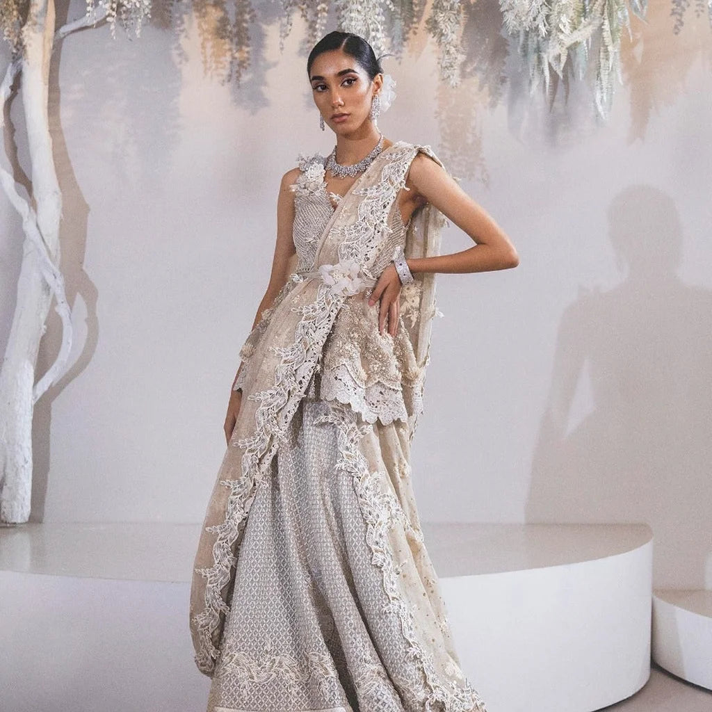 Bright Net Peplum (B-376)