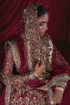 B-384 (Garnet Mukesh Bridal)